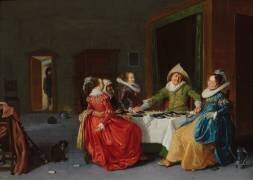Une joyeuse compagnie dans un bordel (Hendrick Pot) - Muzeo.com