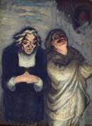 Une scène de scaphandre ou de comédie (Honoré Daumier) - Muzeo.com