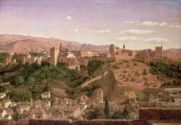 Une vue de Grenade (Heinrich Hansen) - Muzeo.com