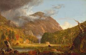 Une vue du col de la montagne appelé le Notch des White Mountains (Thomas Cole) - Muzeo.com