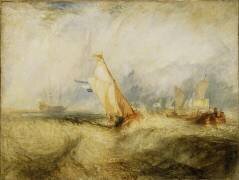 Van Tromp en train de faire plaisir à ses maîtres - Des navires en mer qui se mouillent bien (Joseph Mallord William Turner) - Muzeo.com