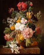 Vase de fleurs avec une tubéreuse cassée (Jan Frans van Dael) - Muzeo.com