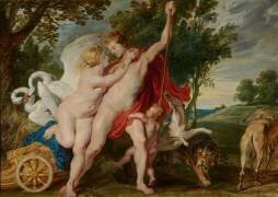 Vénus essaie d'empêcher Adonis de partir à la chasse (Pierre Paul Rubens) - Muzeo.com