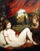 Vénus et Cupidon ou Bacchante Libertine (Joshua Reynolds) - Muzeo.com