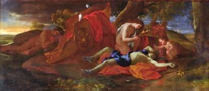 Vénus pleurant sur Adonis (Nicolas Poussin) - Muzeo.com