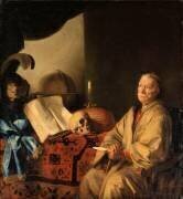 Vieillard en méditation (Godfrey Kneller) - Muzeo.com