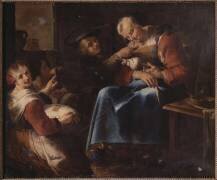 Vieille femme endormie (Giacomo Francesco Cipper) - Muzeo.com