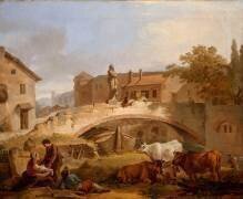 Village italien (Jean-Baptiste-Marie Pierre) - Muzeo.com
