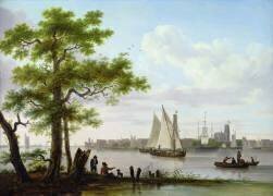 Ville sur un estuaire Corrida (Frans Swagers) - Muzeo.com