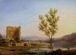 Vue de la périphérie de Rome (Pierre Henri de Valenciennes) - Muzeo.com
