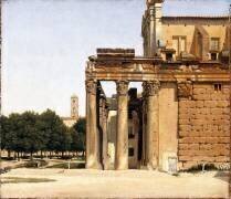 Vue de la via Sacra (Christoffer Wilhelm Eckersberg) - Muzeo.com