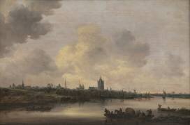 Vue de la ville d'Arnhem (Jan van Goyen) - Muzeo.com