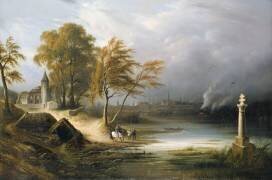 Vue de la ville de Nancy (François Alexandre Pernot) - Muzeo.com