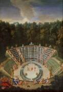 Vue de Salle de Bal ou Bosquet des Rocailles dans les jardins de Versailles (Jean Cotelle le Jeune) - Muzeo.com