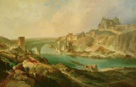 Vue de Tolède (Eugenio Lucas y Padilla) - Muzeo.com