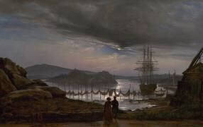 Vue de Vaekero près de Christiania (Johan Christian Dahl) - Muzeo.com