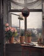 Vue depuis la chambre de l'artiste (Martinus Rorbye) - Muzeo.com