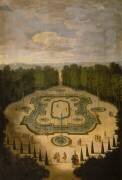 Vue du bosquet de la Salle des Festins (ou Salle du Conseil) dans les jardins de Versailles (Etienne Allegrain) - Muzeo.com