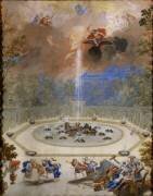 Vue du Bosquet de l'Encelade dans les jardins de Versailles (Jean Cotelle the Younger) - Muzeo.com