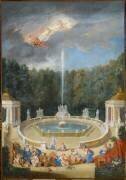 Vue du Bosquet des Dômes dans les jardins de Versailles vers 1688 (Jean Cotelle le Jeune) - Muzeo.com