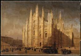 Vue du Dôme de Milan (Eugène Latteux) - Muzeo.com