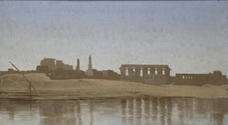 Vue du Nil à Louxor (Jean-Léon Gérôme) - Muzeo.com