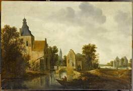 Vue d'un manoir (Wouter Knyff) - Muzeo.com