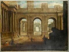 Vue d'un palais imaginaire (Jean Le Maire) - Muzeo.com