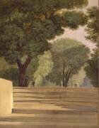 Vue d'un parc animé de figures (anonyme) - Muzeo.com