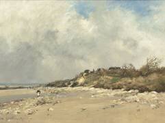 Vue d'une falaise (Antoine Guillemet) - Muzeo.com