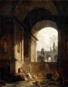 Vue pittoresque du Capitole (Hubert Robert) - Muzeo.com
