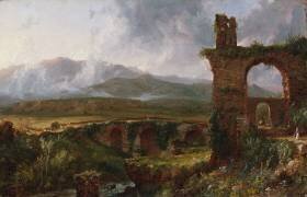 A View near Tivoli (Morning) (Thomas Cole) - Muzeo.com
