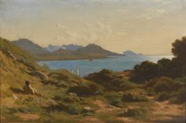Vue prise à Montredon, près de Marseille (Hippolyte Flandrin) - Muzeo.com