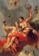 Zéphyr et Flore (Giambattista Tiepolo) - Muzeo.com