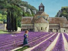 cueillette de la lavande (Trevor Neal) - Muzeo.com