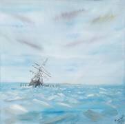 Endurance piégée par la glace antarctique (Vincent Alexander Booth) - Muzeo.com