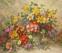 Fleurs de printemps et poterie de Poole, n° 2 (Albert Williams) - Muzeo.com