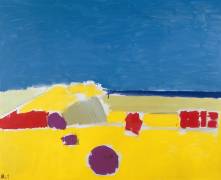 La plage à Agrigente (Nicolas de Staël) - Muzeo.com