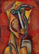 La Poétesse (Vladimir Baranov-Rossiné) - Muzeo.com