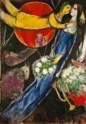 Le soleil rouge (Marc Chagall) - Muzeo.com
