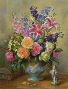 Nature morte de roses (Albert Williams) - Muzeo.com