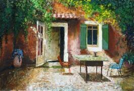 Patio à la française (Trevor Neal) - Muzeo.com