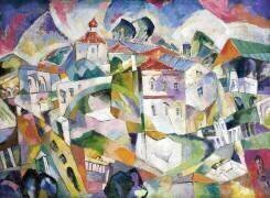 Paysage cubiste (Aristarkh Lentulov) - Muzeo.com
