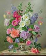 Un arrangement floral de septembre (Albert Williams) - Muzeo.com