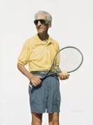 Un homme avec une raquette de tennis (Max Ferguson) - Muzeo.com