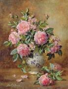 Un mélange de roses roses (Albert Williams) - Muzeo.com