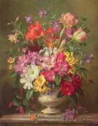 Une composition florale de printemps (Albert Williams) - Muzeo.com