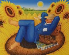 Van Gogh's Sunflowers (Frances Broomfield) - Muzeo.com