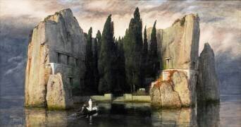 L'île des morts, Troisième Version (Arnold Böcklin) - Muzeo.com