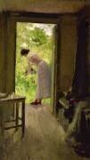A la maison de campagne (Constantin Korovine) - Muzeo.com